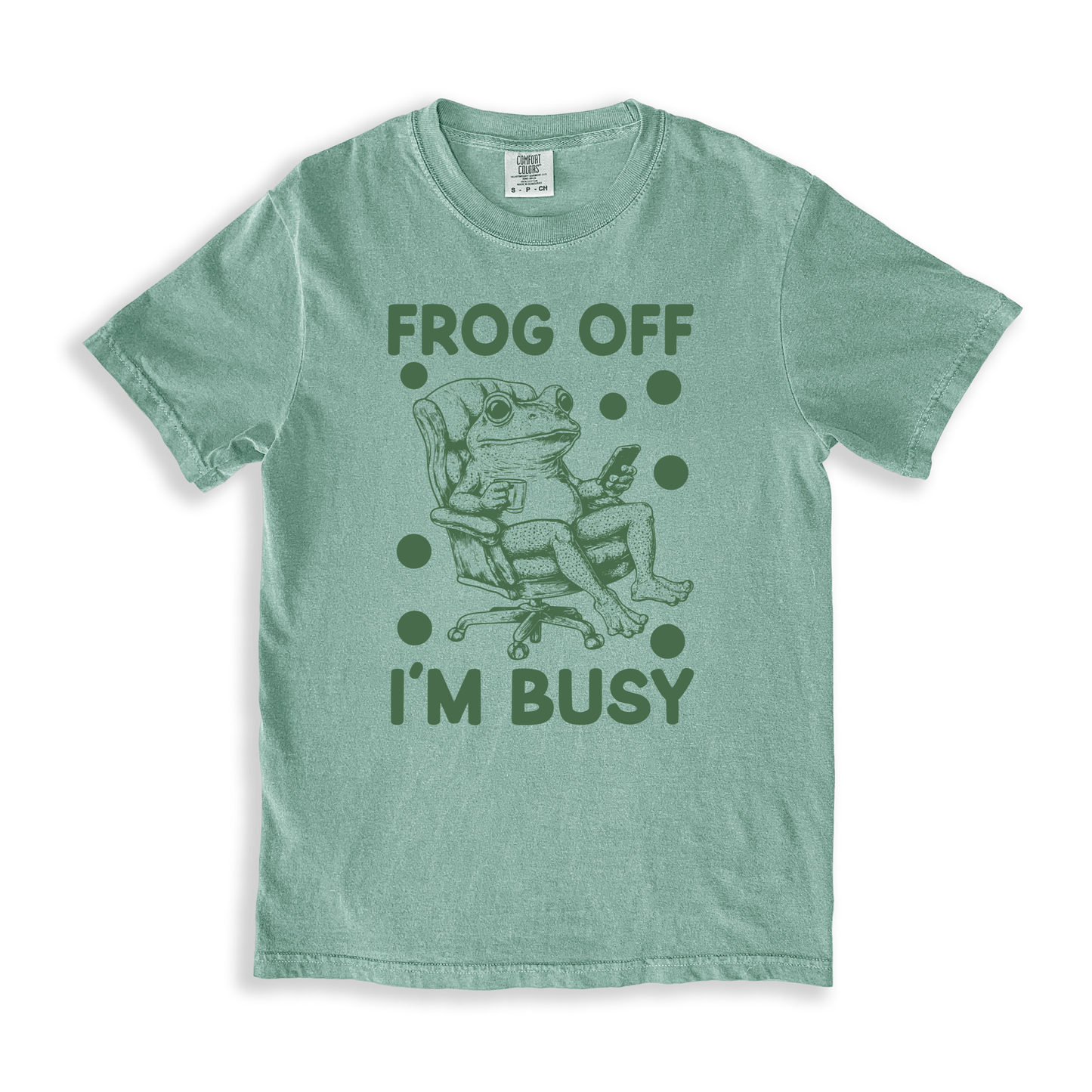 Frog Off I_m Busy T-shirt - Bay
