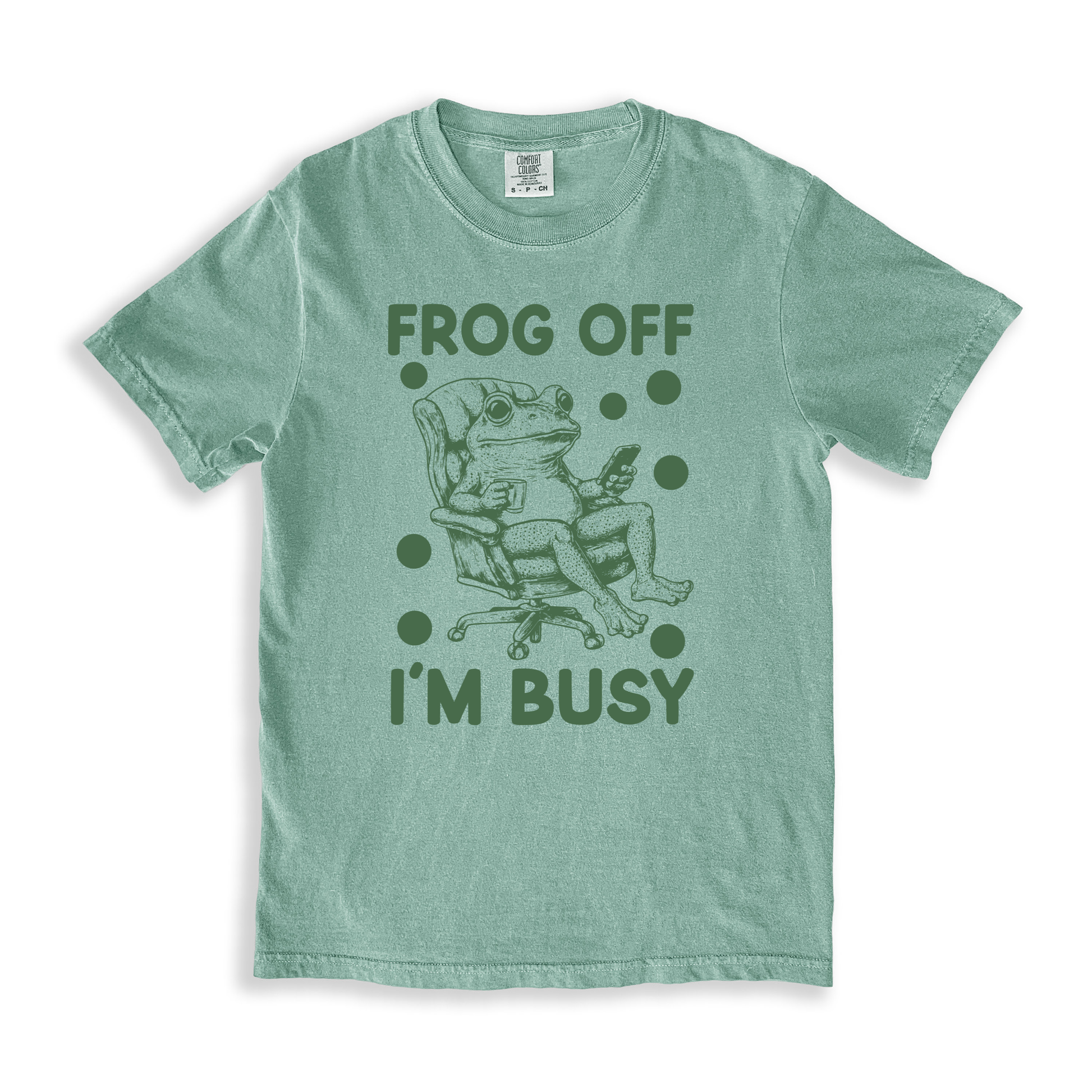 Frog Off I_m Busy T-shirt - Bay