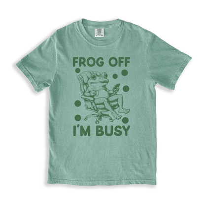 Frog Off I_m Busy T-shirt - Bay