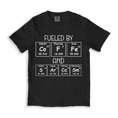 Fueled By Coffe And Sarcasm T-shirt