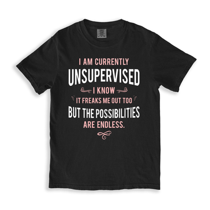 I Am Currently Unsupervised T-shirt