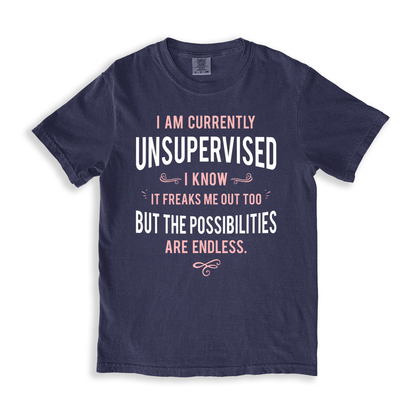 I Am Currently Unsupervised T-shirt