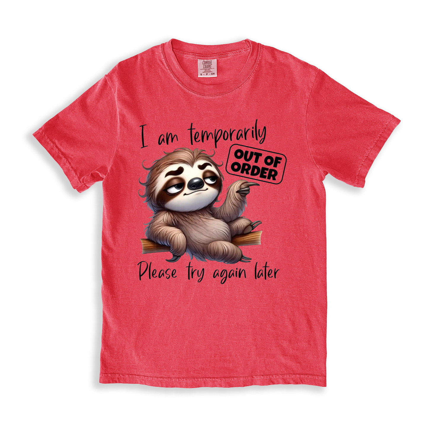 I Am Temporarily T-shirt - Watermelon