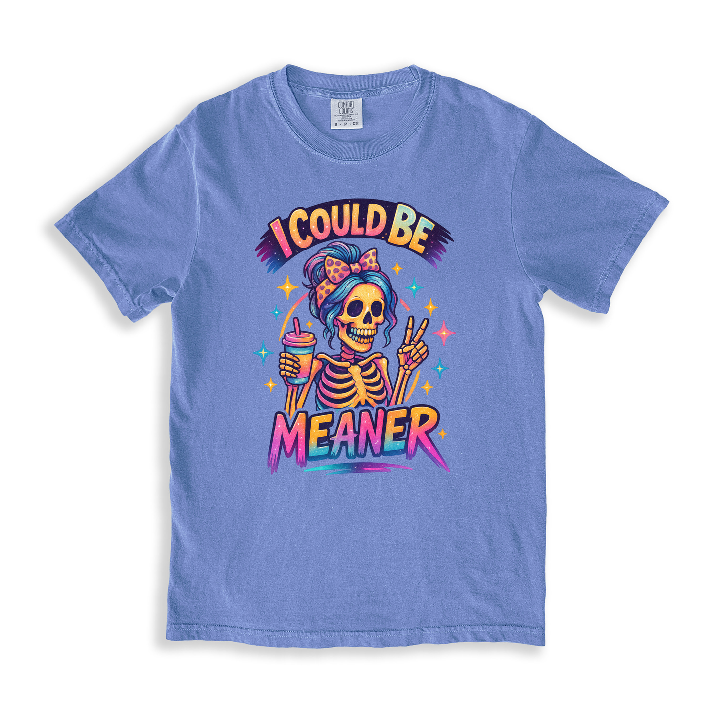 I Could Be Meaner 8 T-shirt - BlueJean