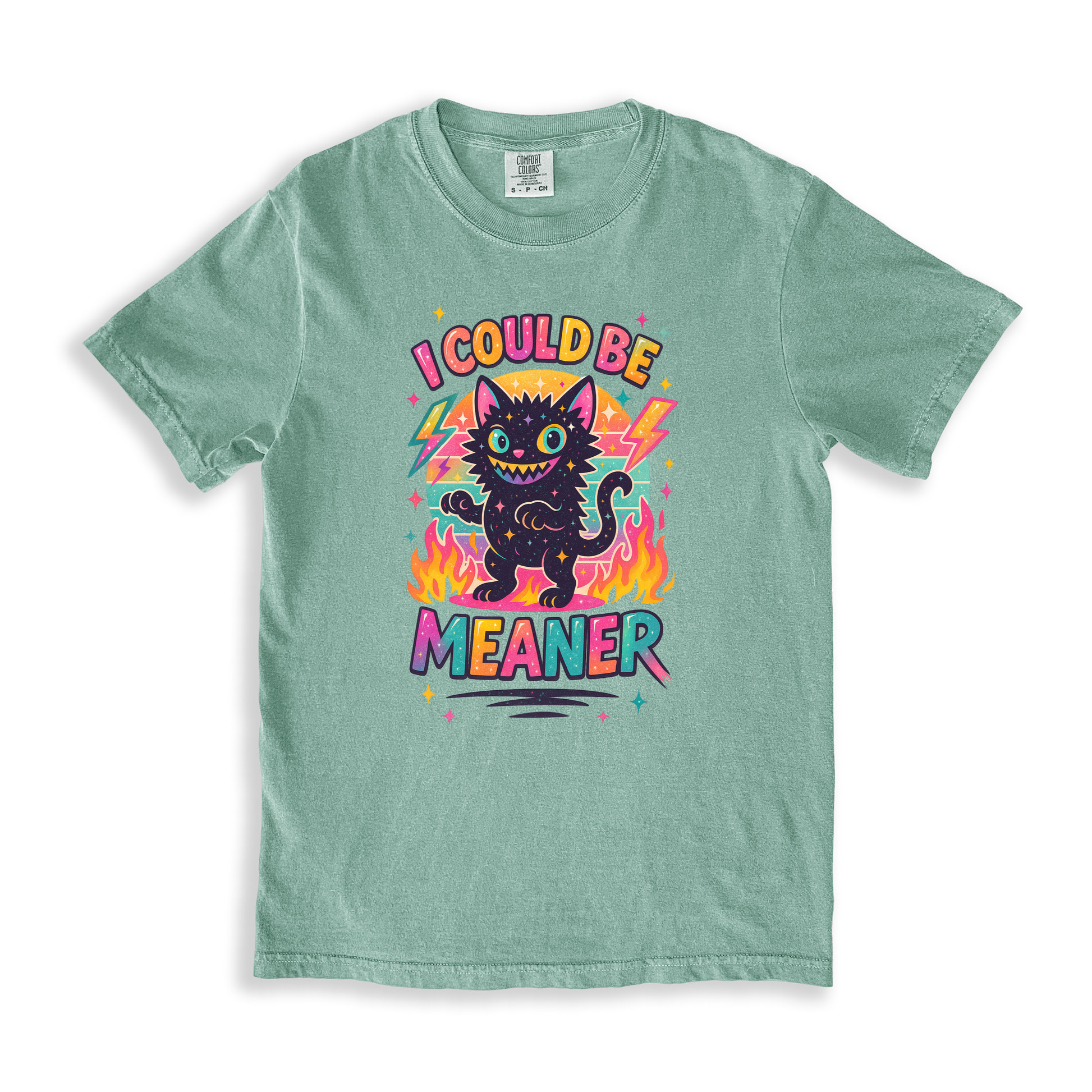 I Could Be Meaner T-shirt - Bay