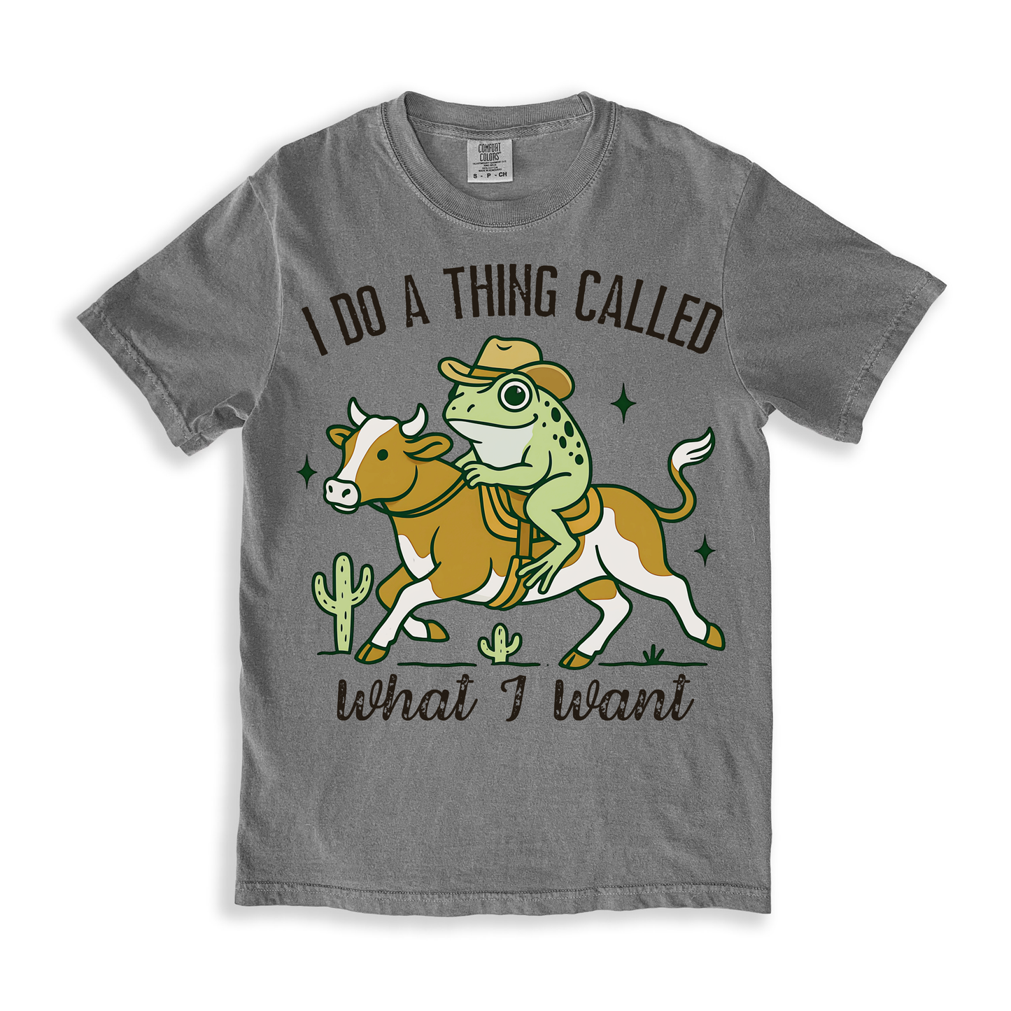 I Do A Thing Called What I Want T-shirt - Grey