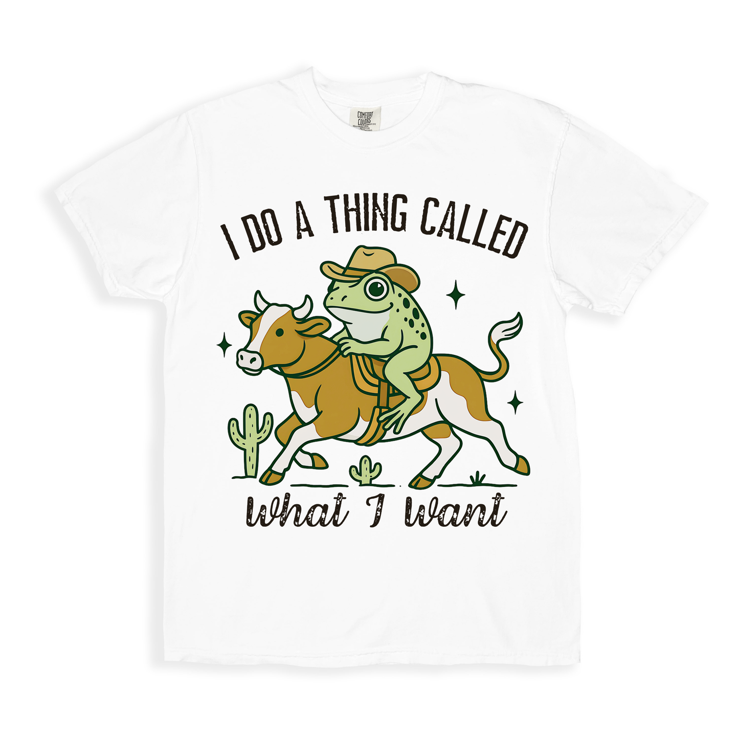 I Do A Thing Called What I Want T-shirt - White