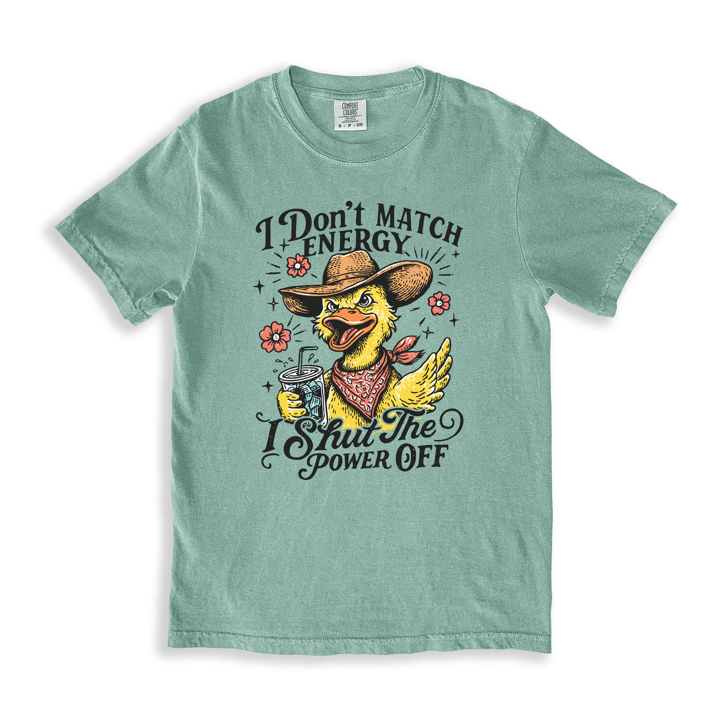 I Don_t Match Energy T-shirt - Bay