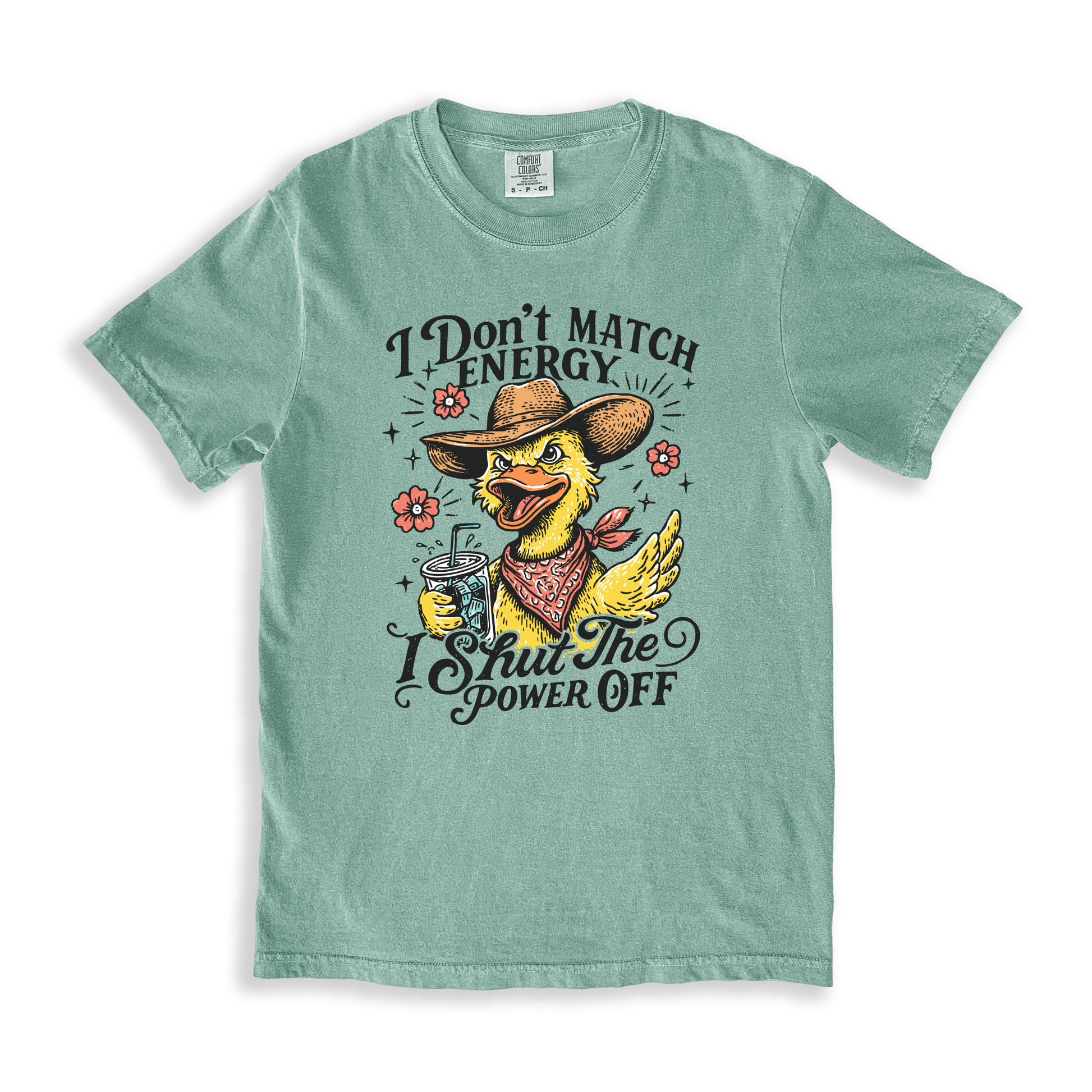 I Don_t Match Energy T-shirt - Bay