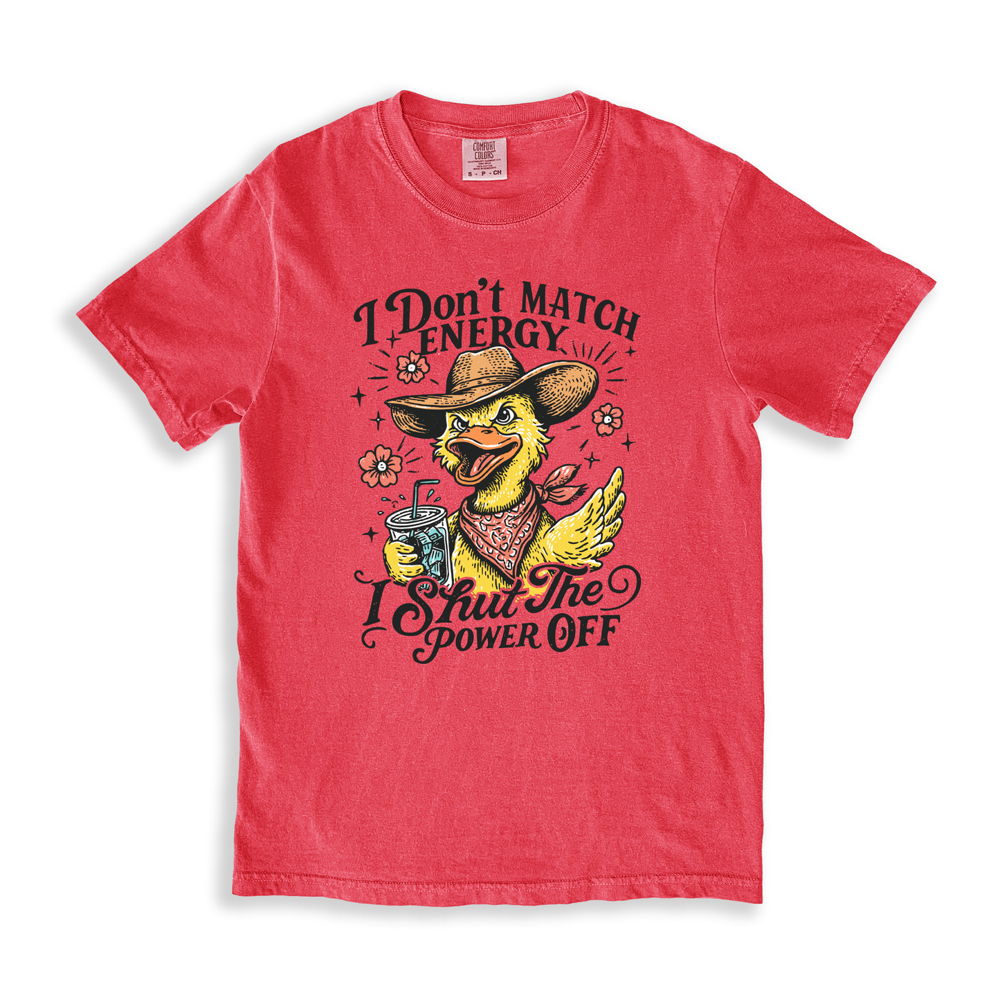 I Don_t Match Energy T-shirt - Watermelon