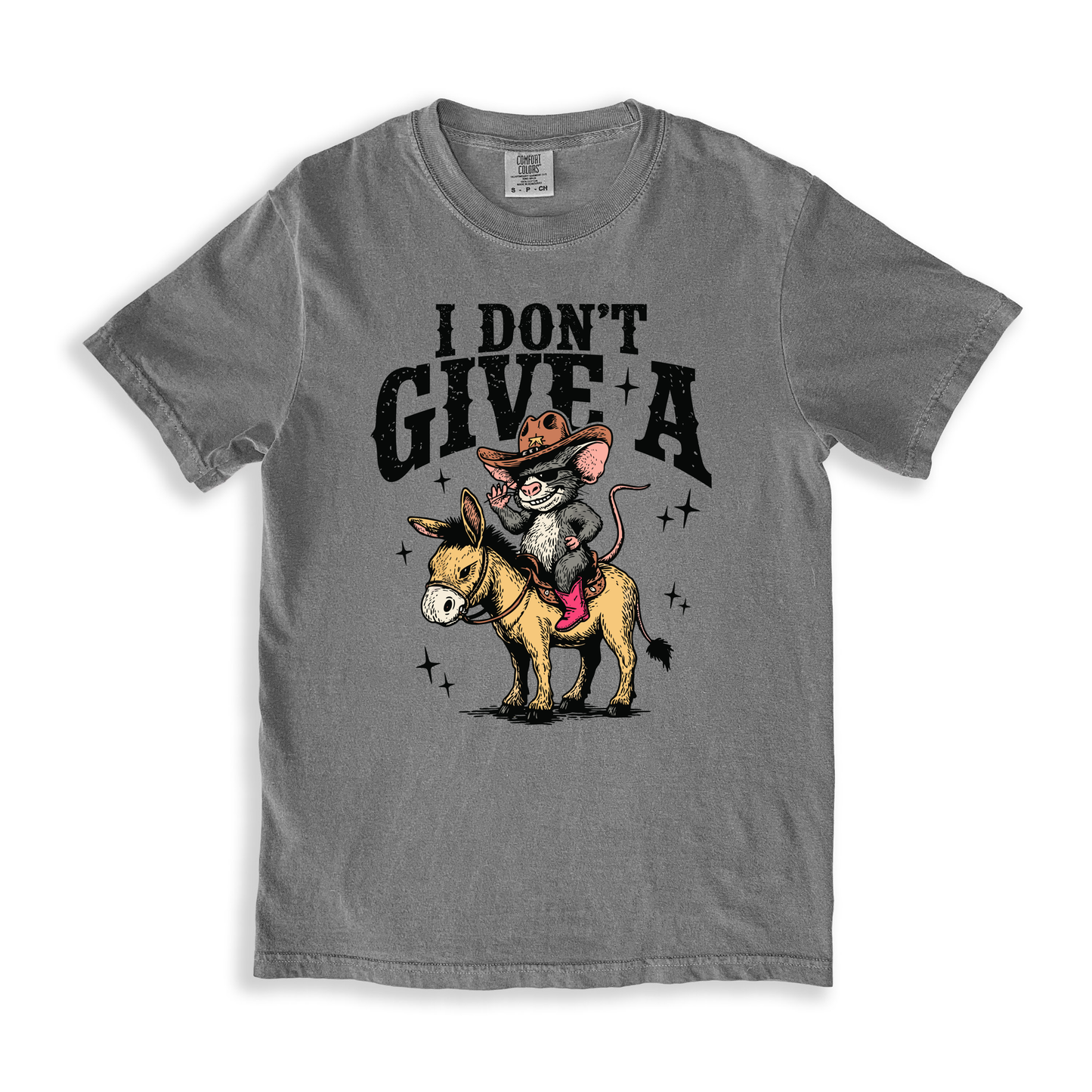 I Dont Give A T-shirt - Grey
