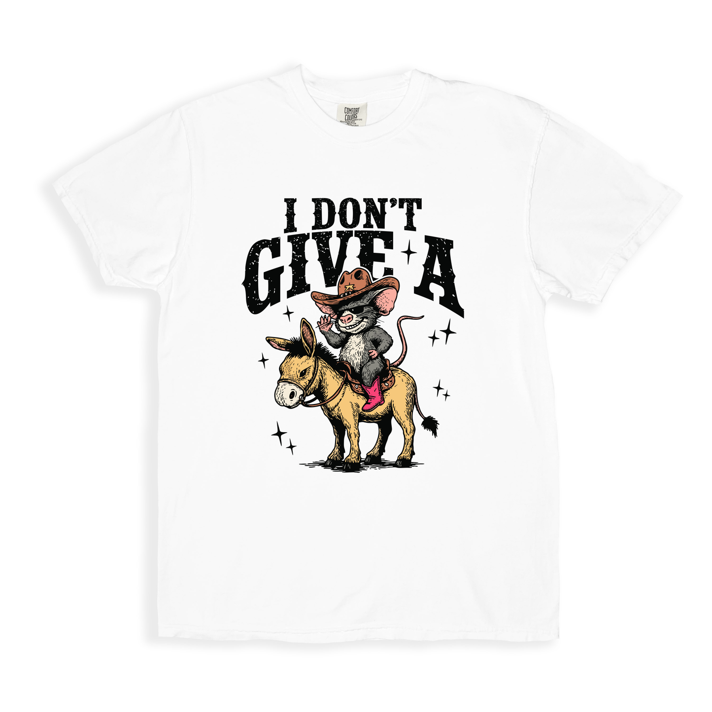 I Dont Give A T-shirt - White