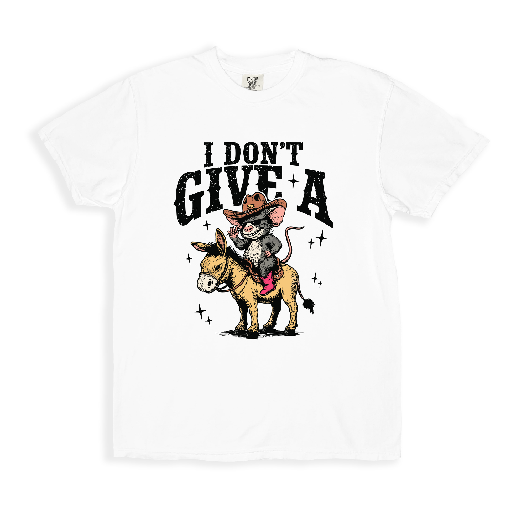 I Dont Give A T-shirt - White
