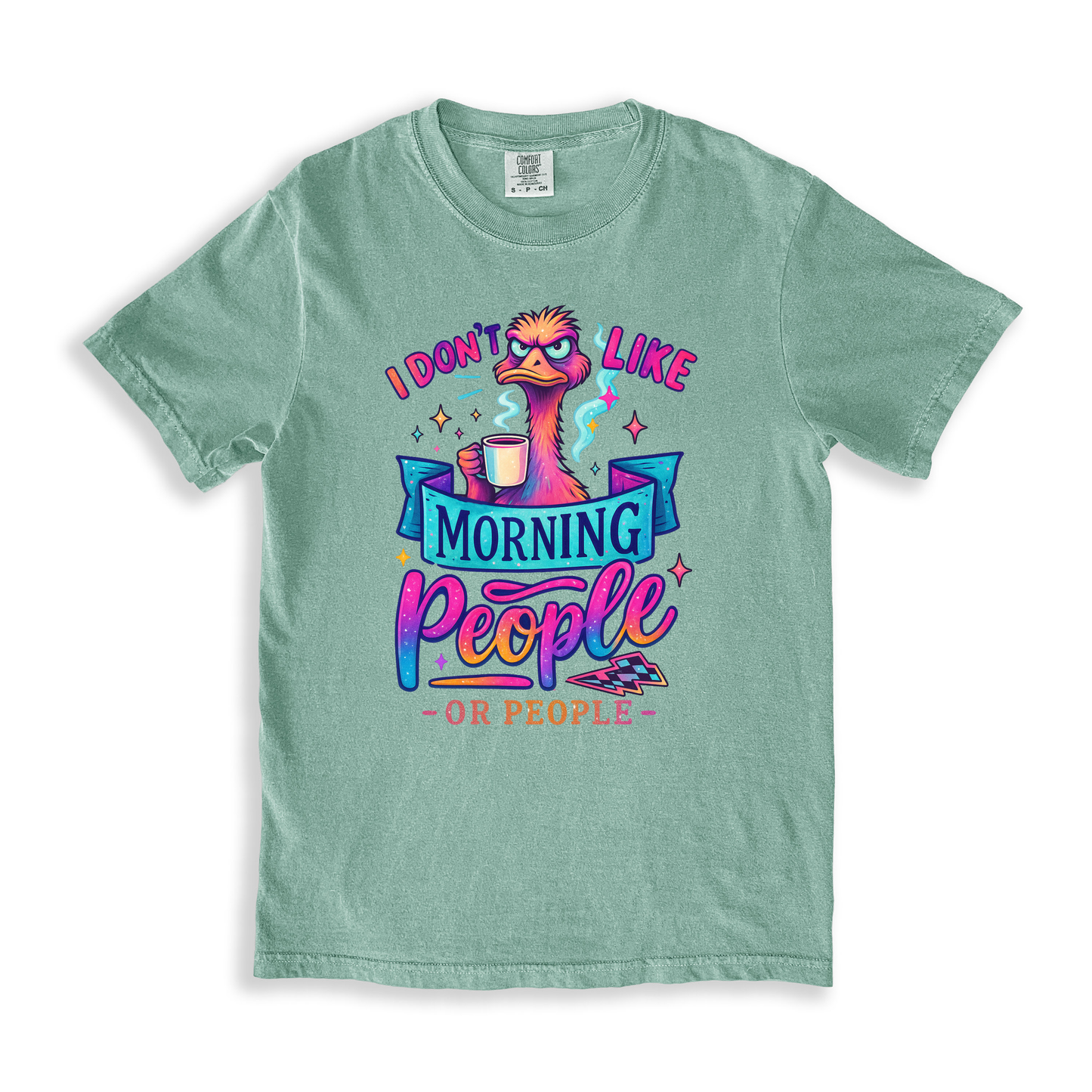 I Dont Like Morning Peopne T-shirt T-shirt - Bay