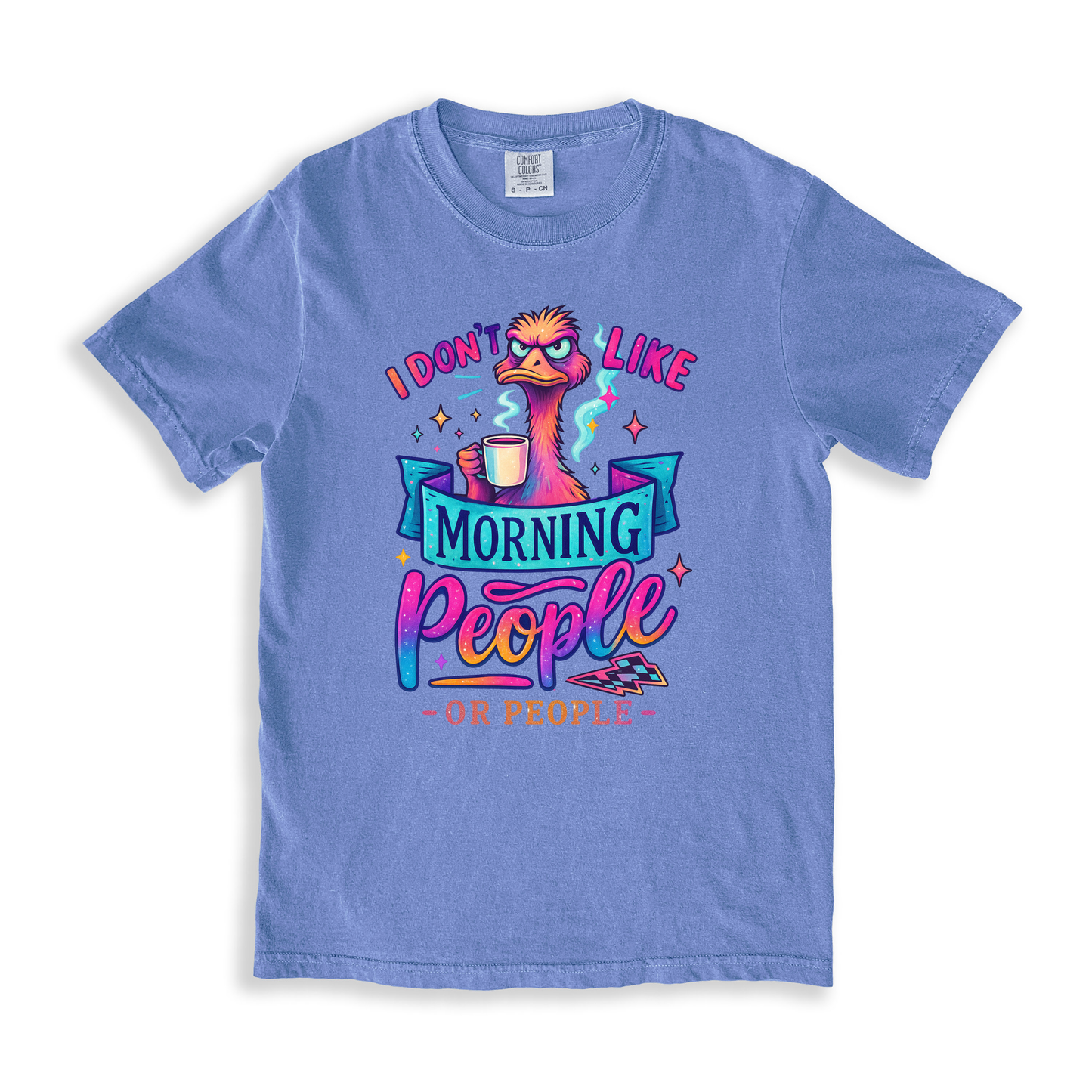 I Dont Like Morning Peopne T-shirt T-shirt - BlueJean