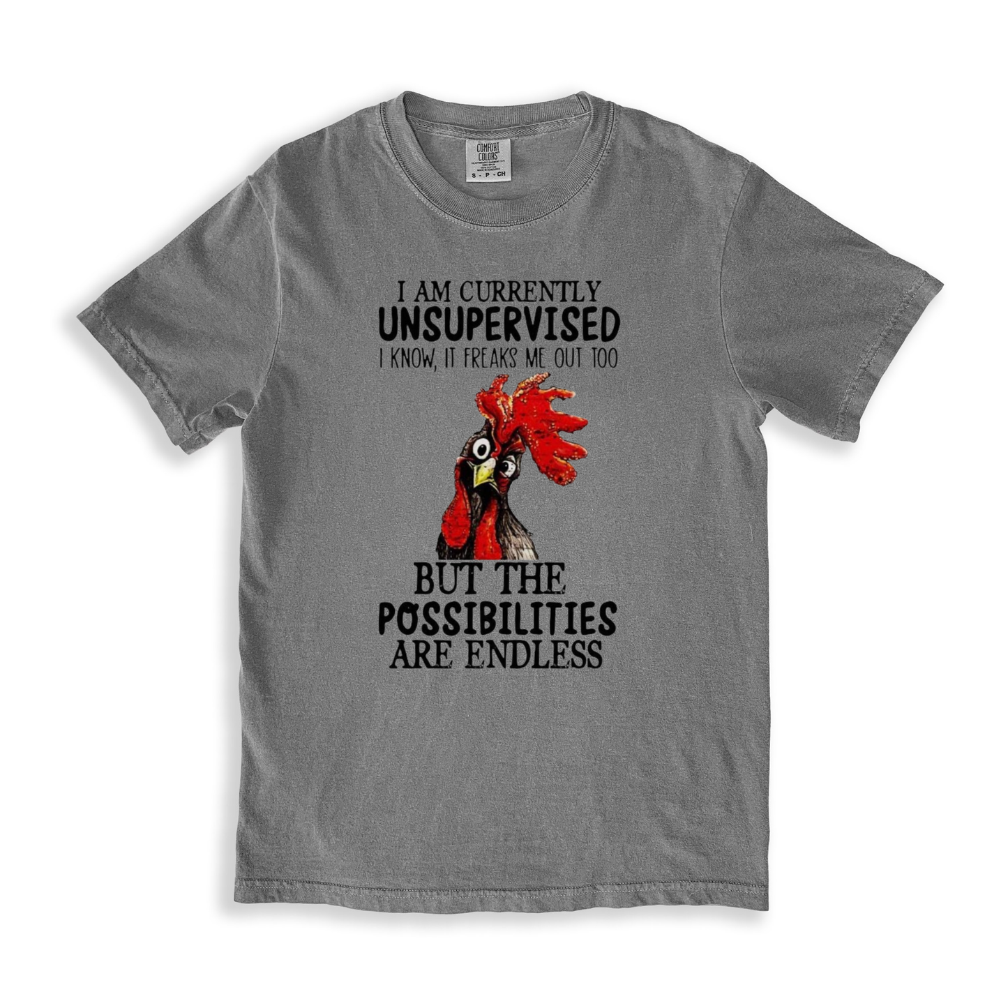 I Know, It Freaks Me Out Too T-shirt - Grey