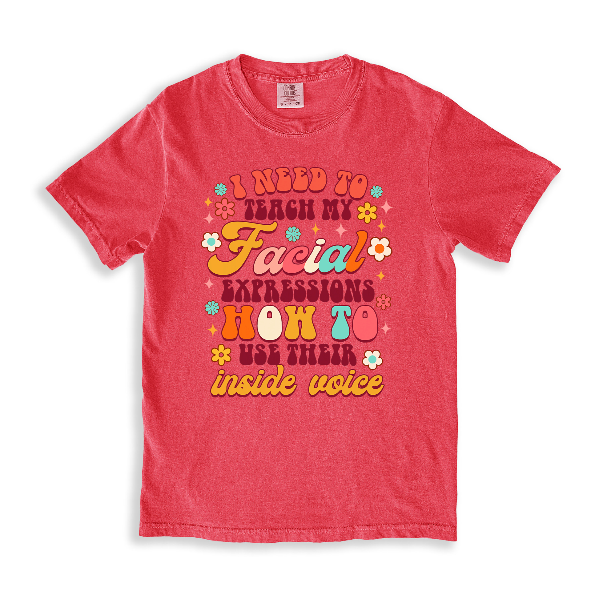 I Need To Teach My Facial Expressions T-shirt - Watermelon