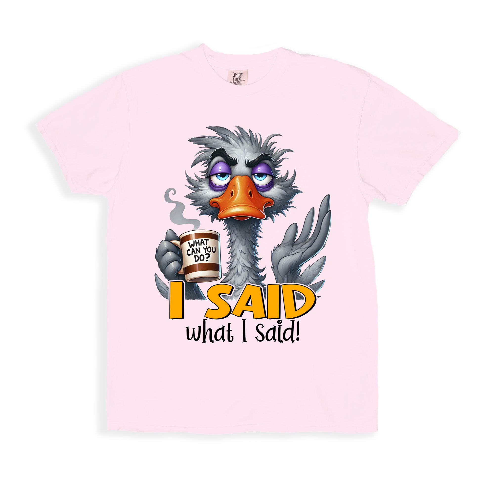 I Said What I Said T-shirt - Blossom