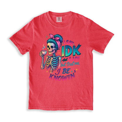 I Say Idk T-shirt - Watermelon