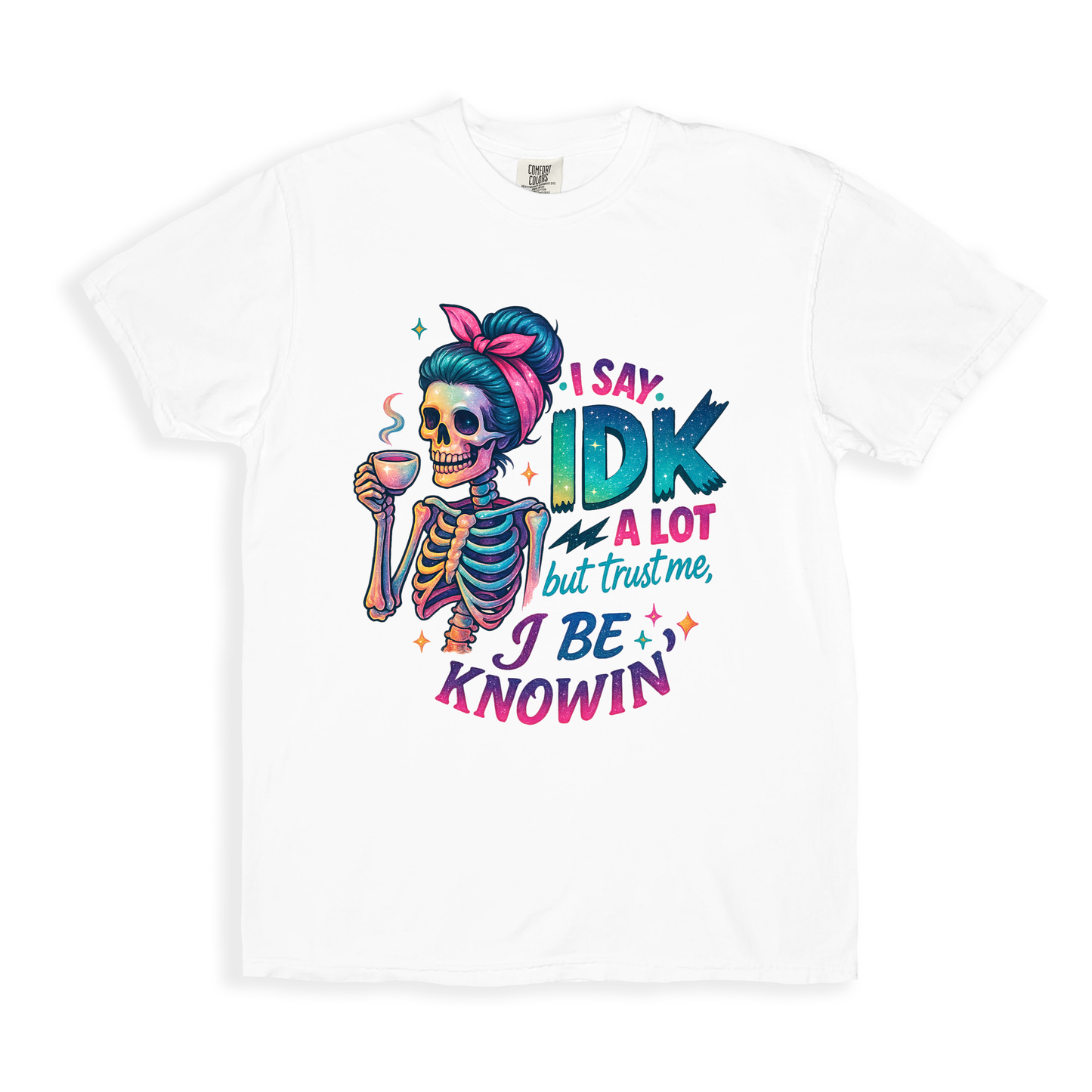 I Say Idk T-shirt - White