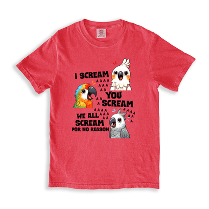 I Scream You Scream We All Scream For No Reason T-shirt - Watermelon