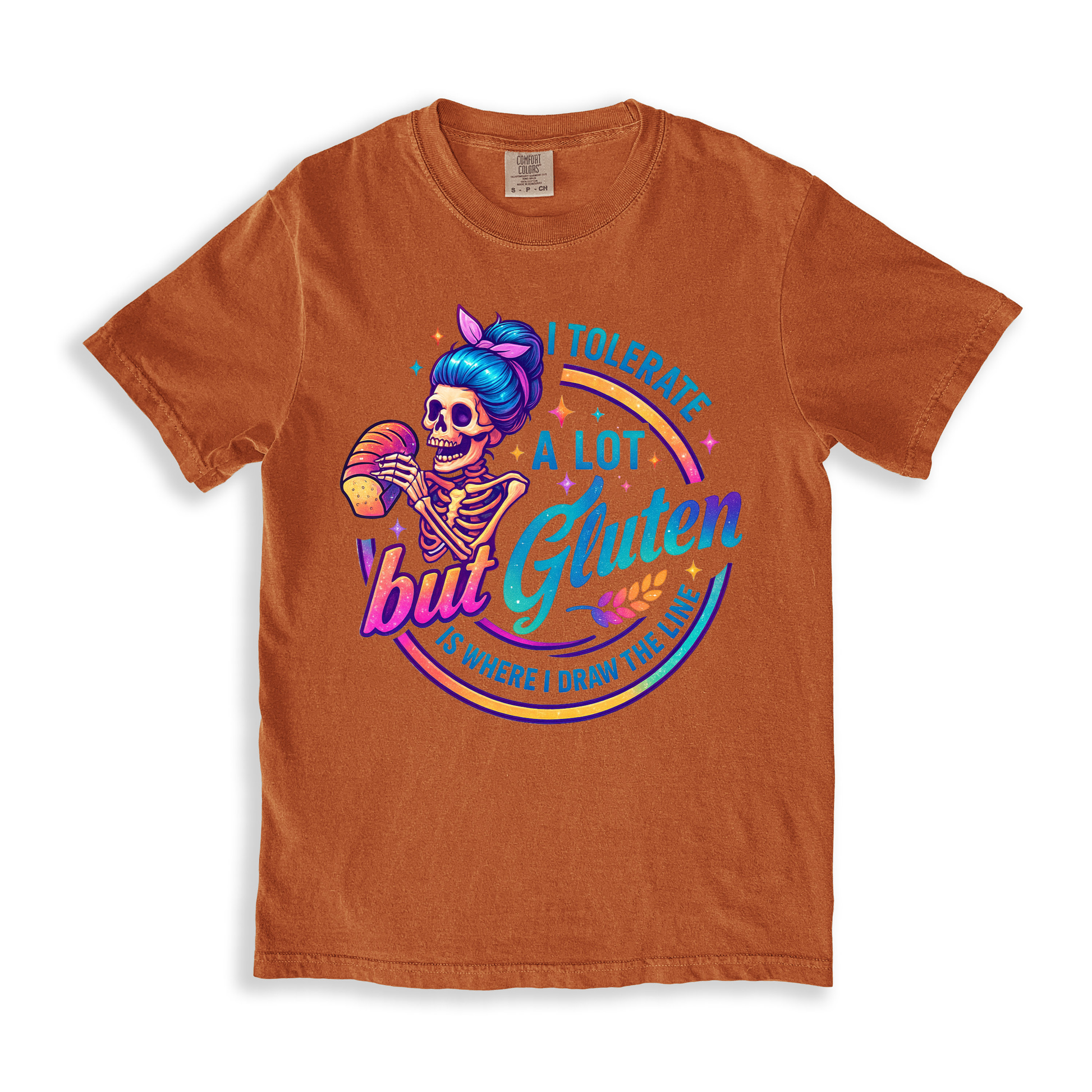 I Tolerate But Gluten T-shirt T-shirt - Yam