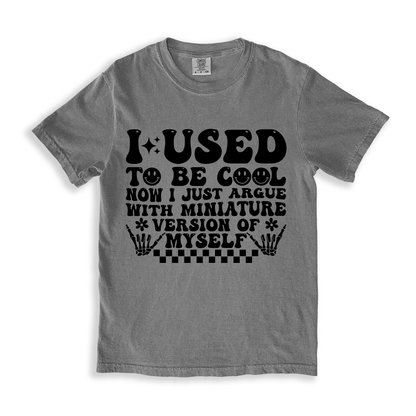 I Used To Be Cool T-shirt - Grey