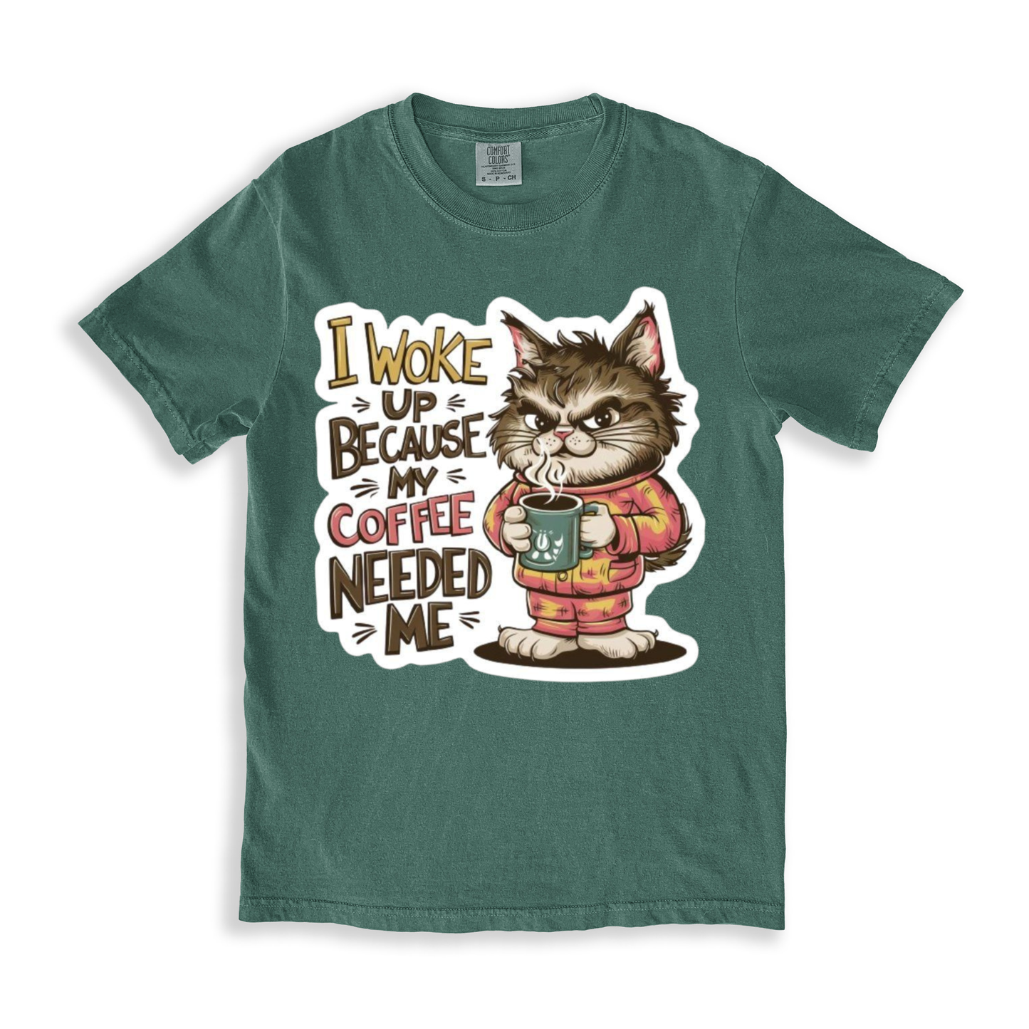 I Woke Up Because My Coffee Needed Me T-shirt