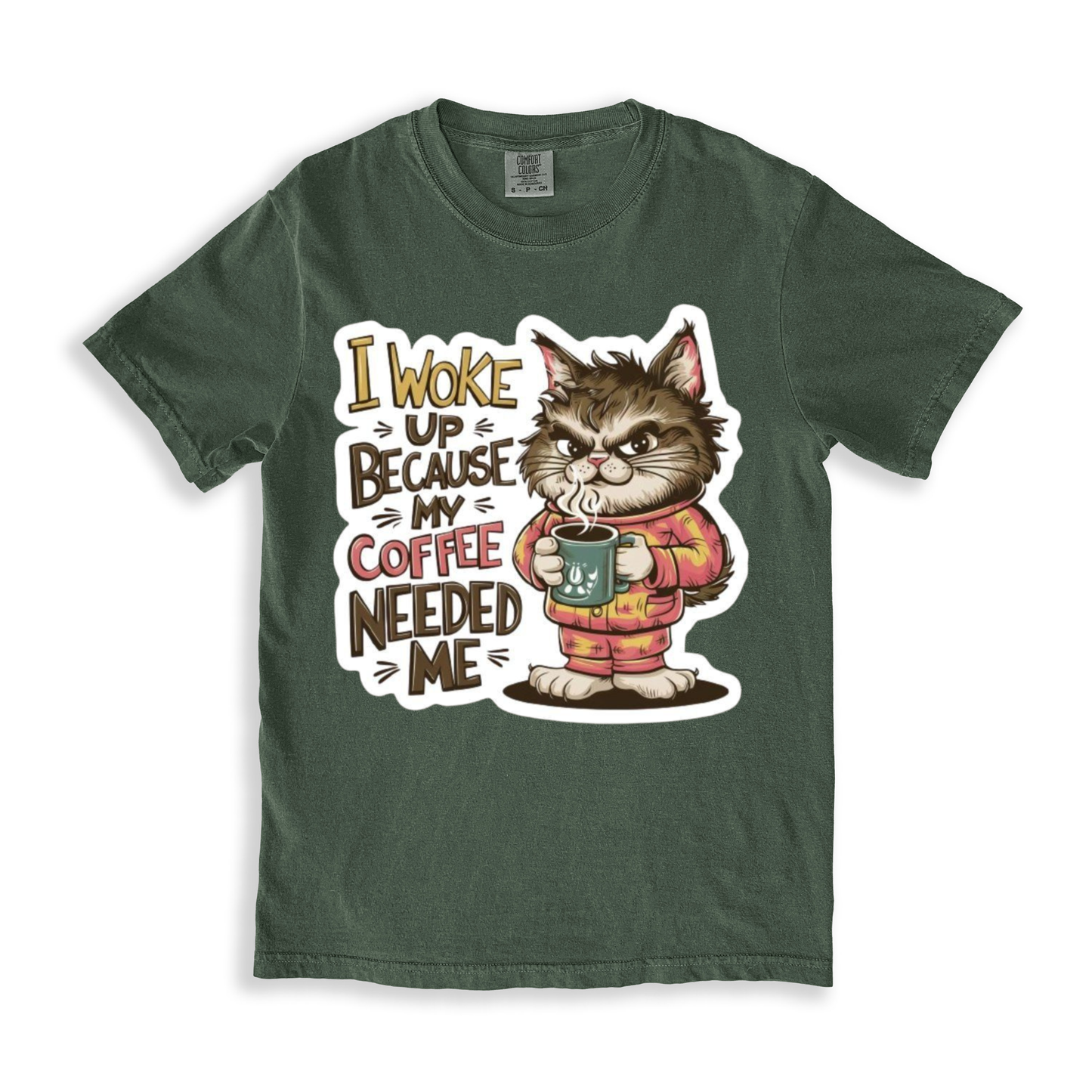 I Woke Up Because My Coffee Needed Me T-shirt
