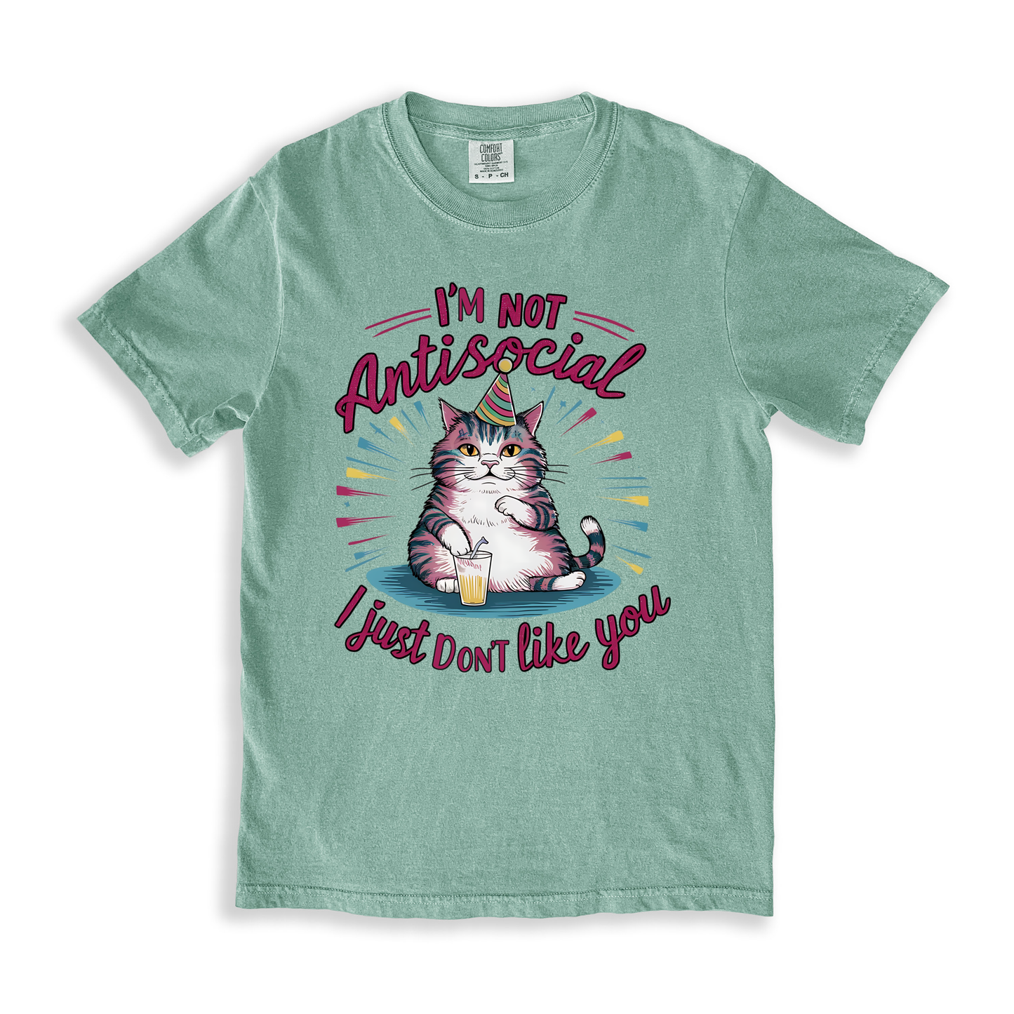 I_m Not Antisocial T-shirt - Bay