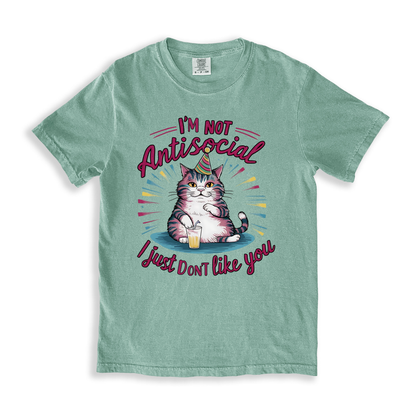 I_m Not Antisocial T-shirt - Bay
