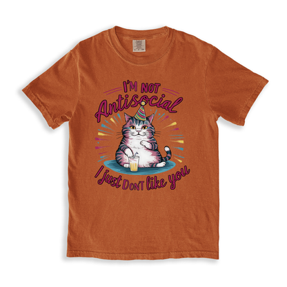I_m Not Antisocial T-shirt - Yam