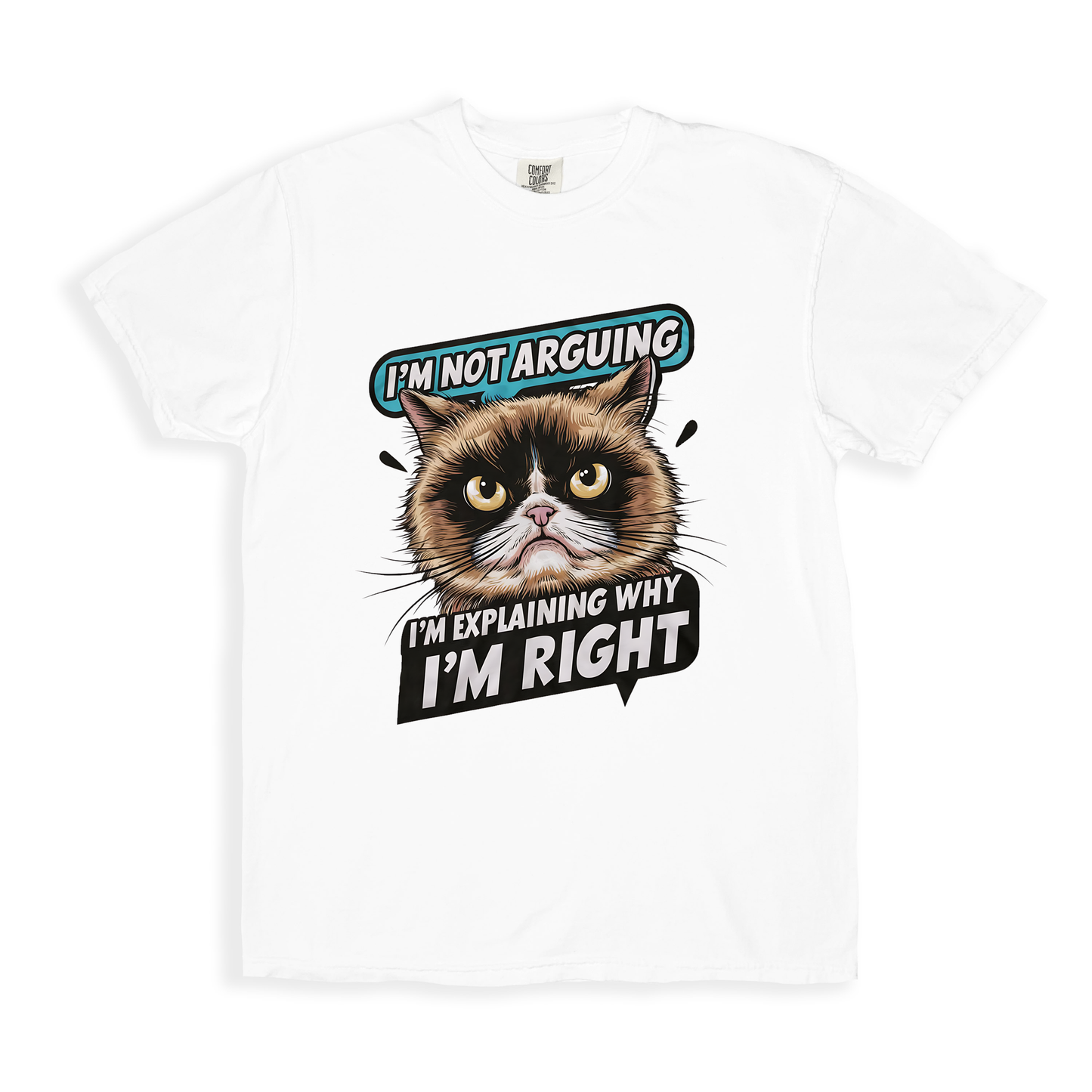 I_m Not Arguing I_m Explaining Why I_m Right T-shirt - White