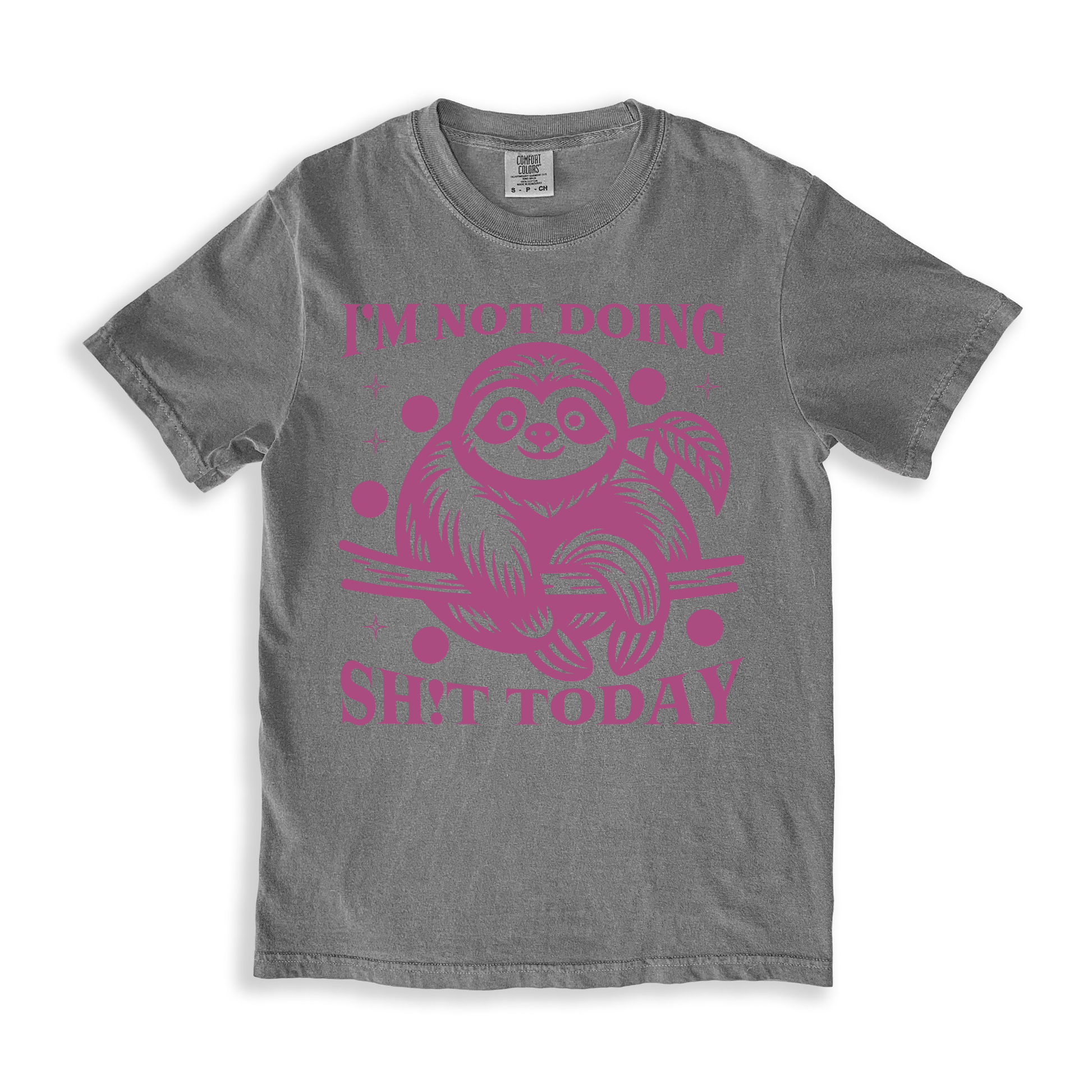 I_m Not Doing Sh!t Today T-shirt - Grey