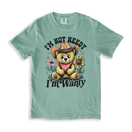 I_m Not Needy I_m Wanty T-shirt - Bay
