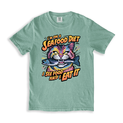 I_m On A Seafood Diet I See Food And I Eat It T-shirt - Bay