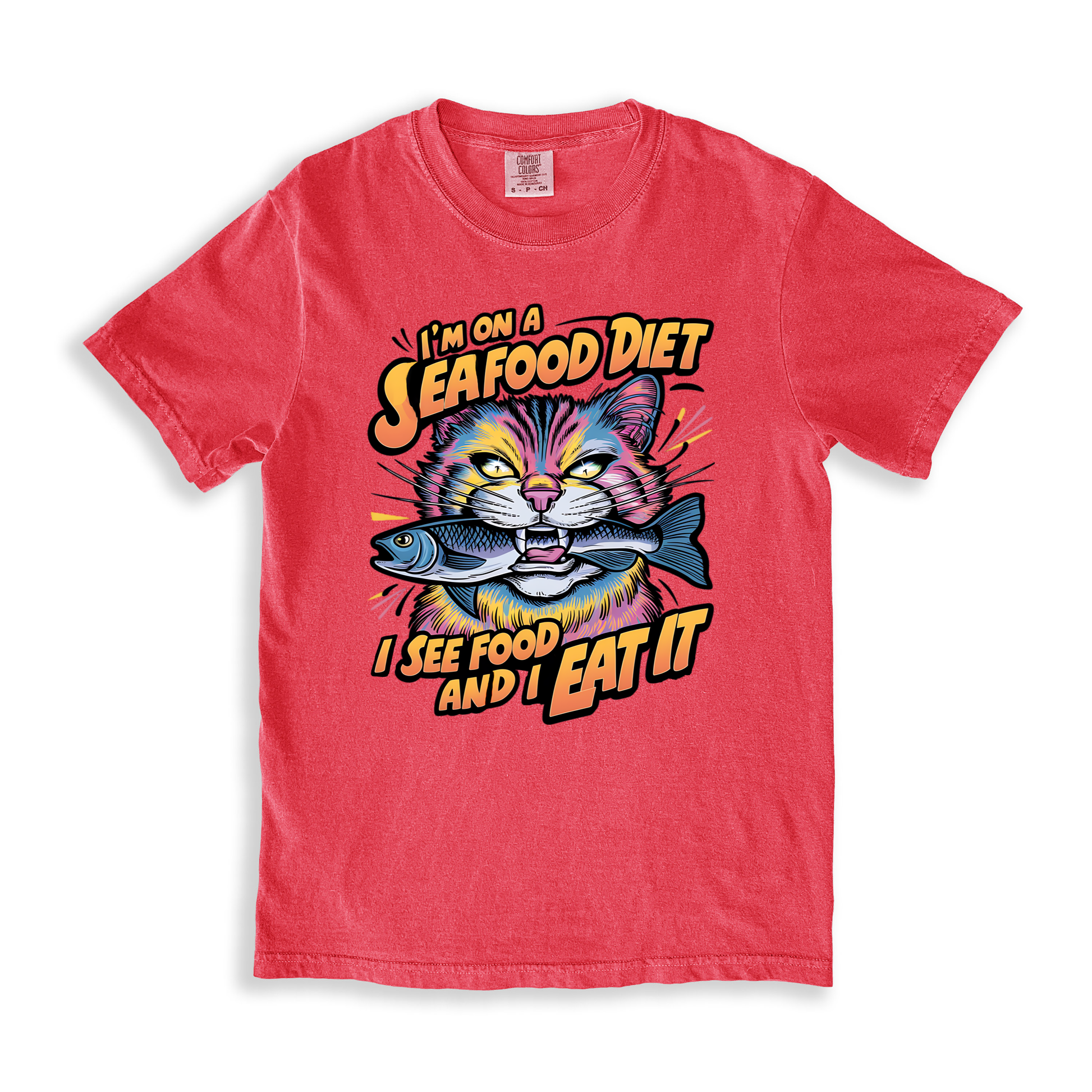 I_m On A Seafood Diet I See Food And I Eat It T-shirt - Watermelon