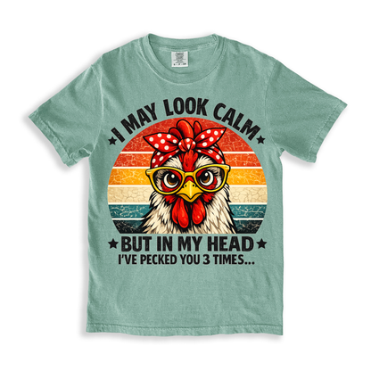 I've Pecked You 3 Times T-shirt - Bay