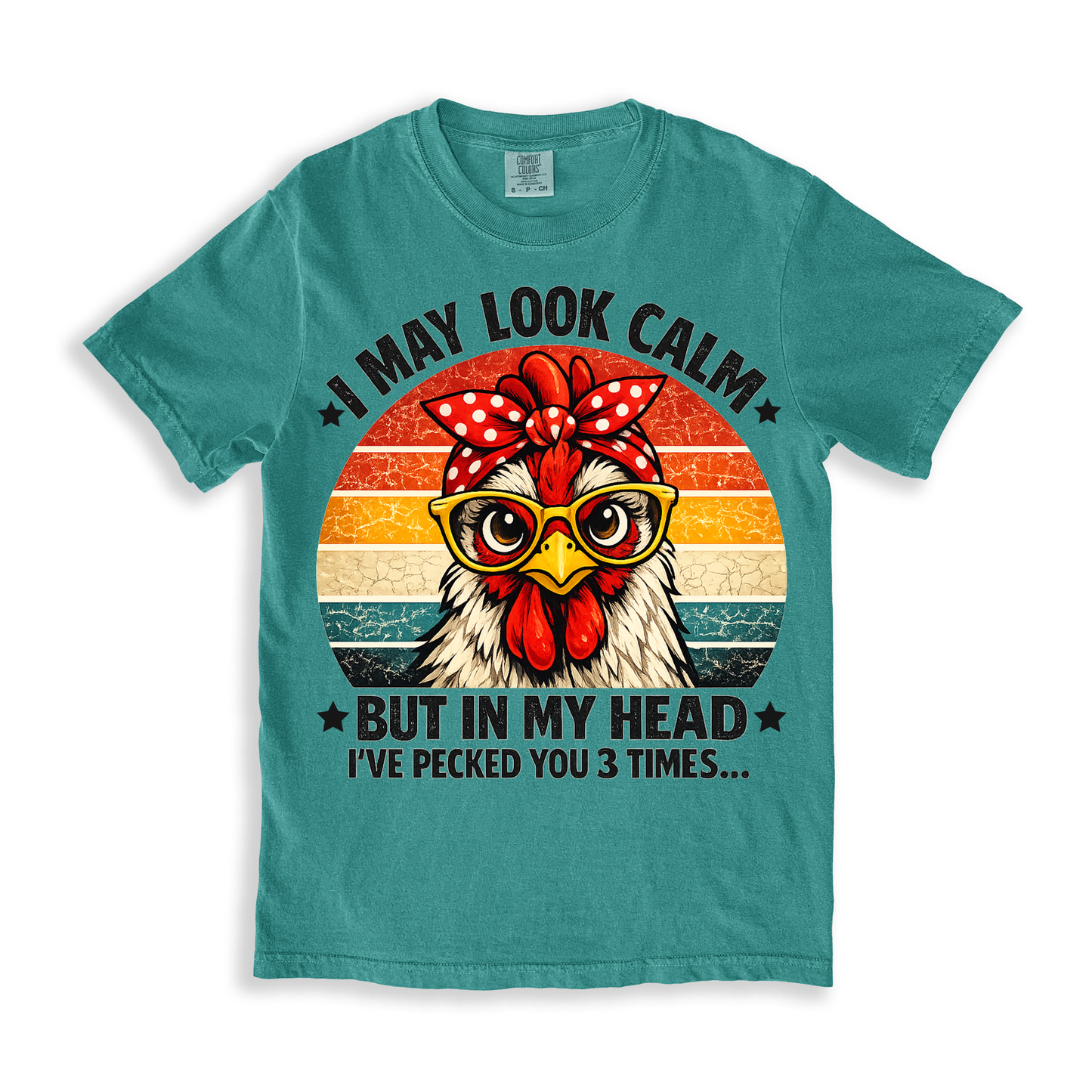 I've Pecked You 3 Times T-shirt - SeaFoam