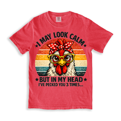 I've Pecked You 3 Times T-shirt - Watermelon