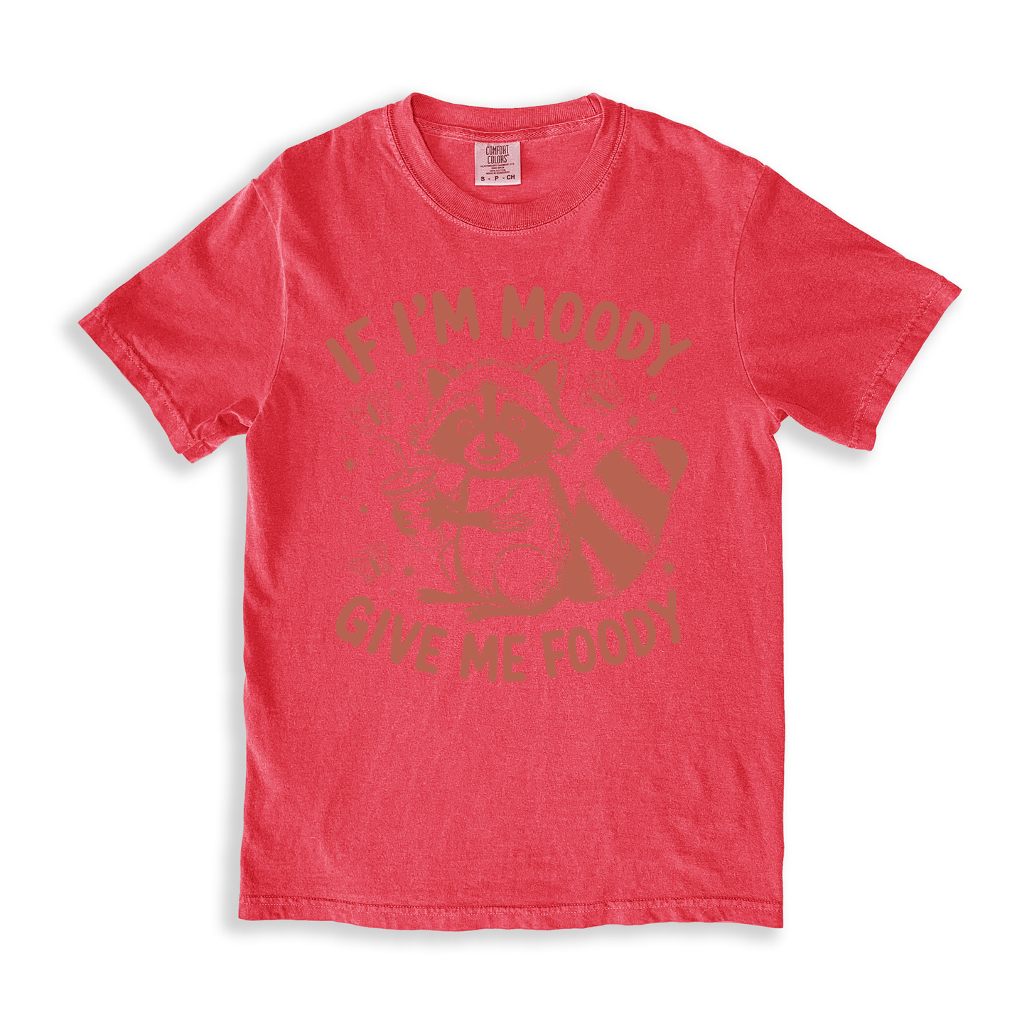 If I_m Moody Give Me Foody T-shirt - Watermelon