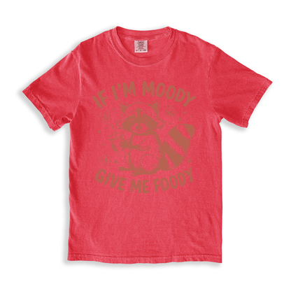 If I_m Moody Give Me Foody T-shirt - Watermelon