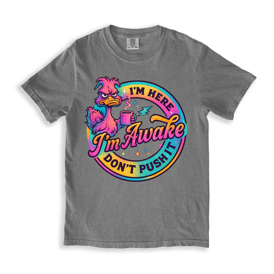 Im Here Ducky T-shirt T-shirt - Grey