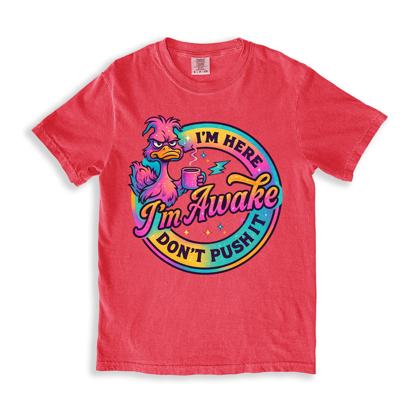 Im Here Ducky T-shirt T-shirt - Watermelon