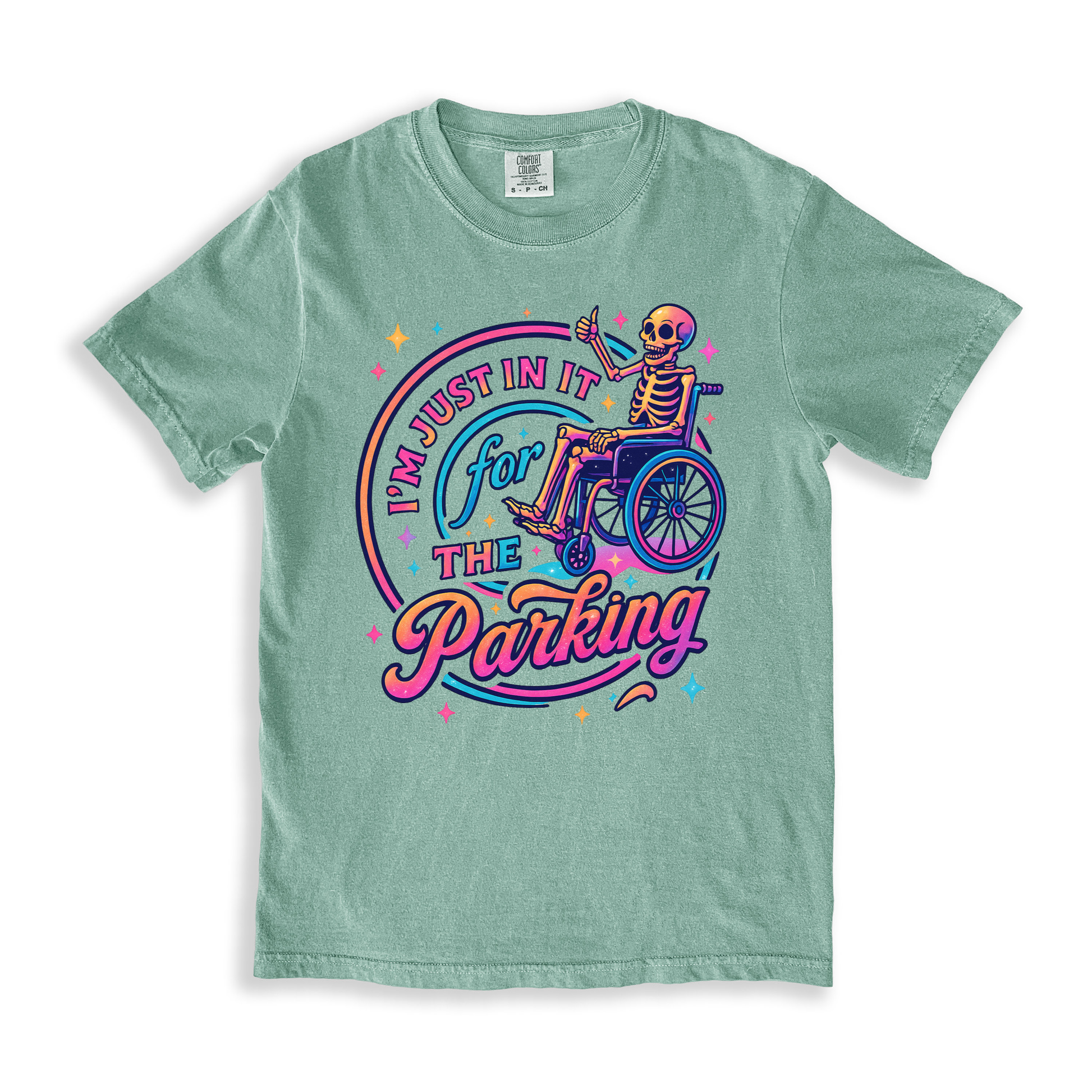 Im Just In It For The Parking T-shirt T-shirt - Bay