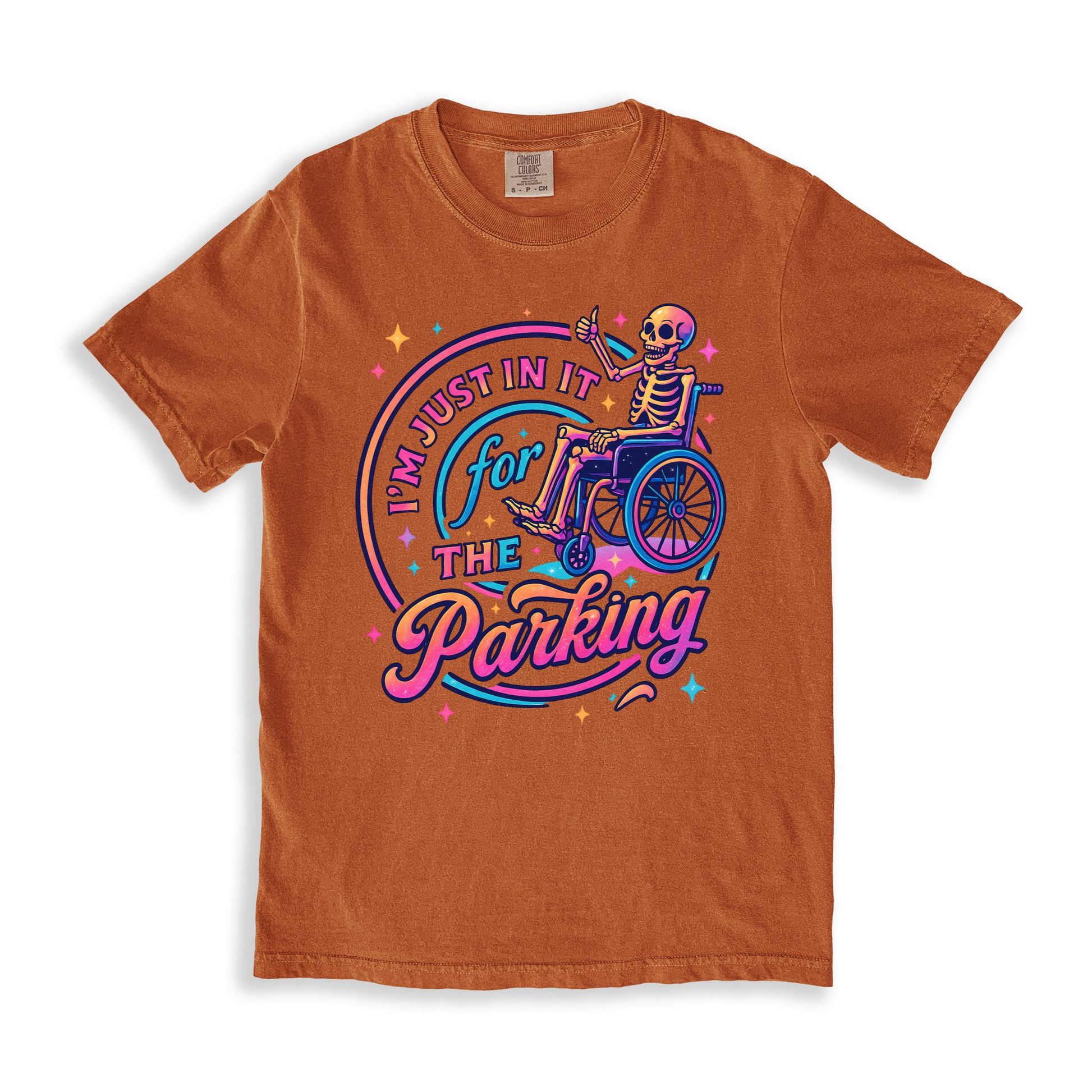Im Just In It For The Parking T-shirt T-shirt - Yam
