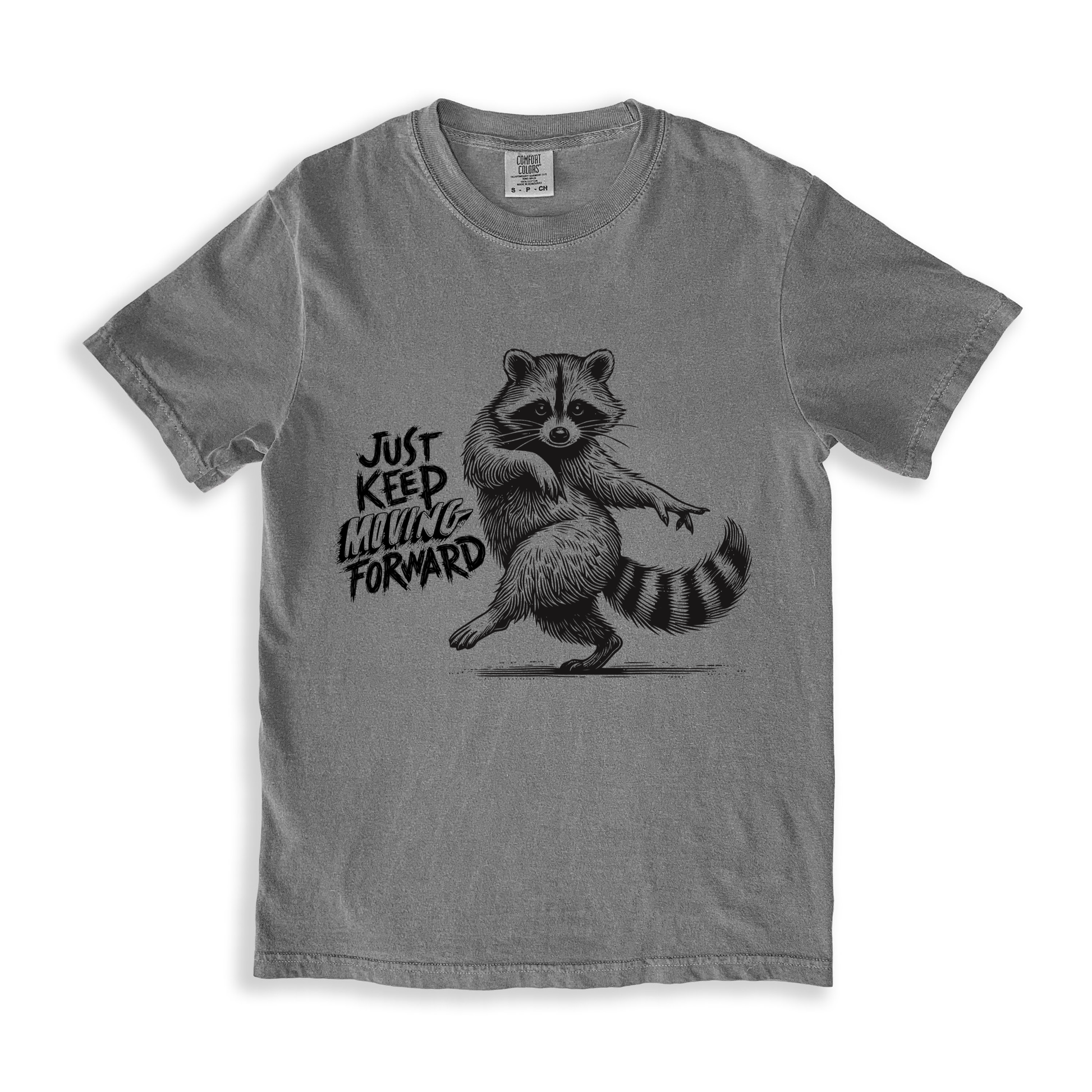 Just Keep Moving Forward T-shirt - Grey