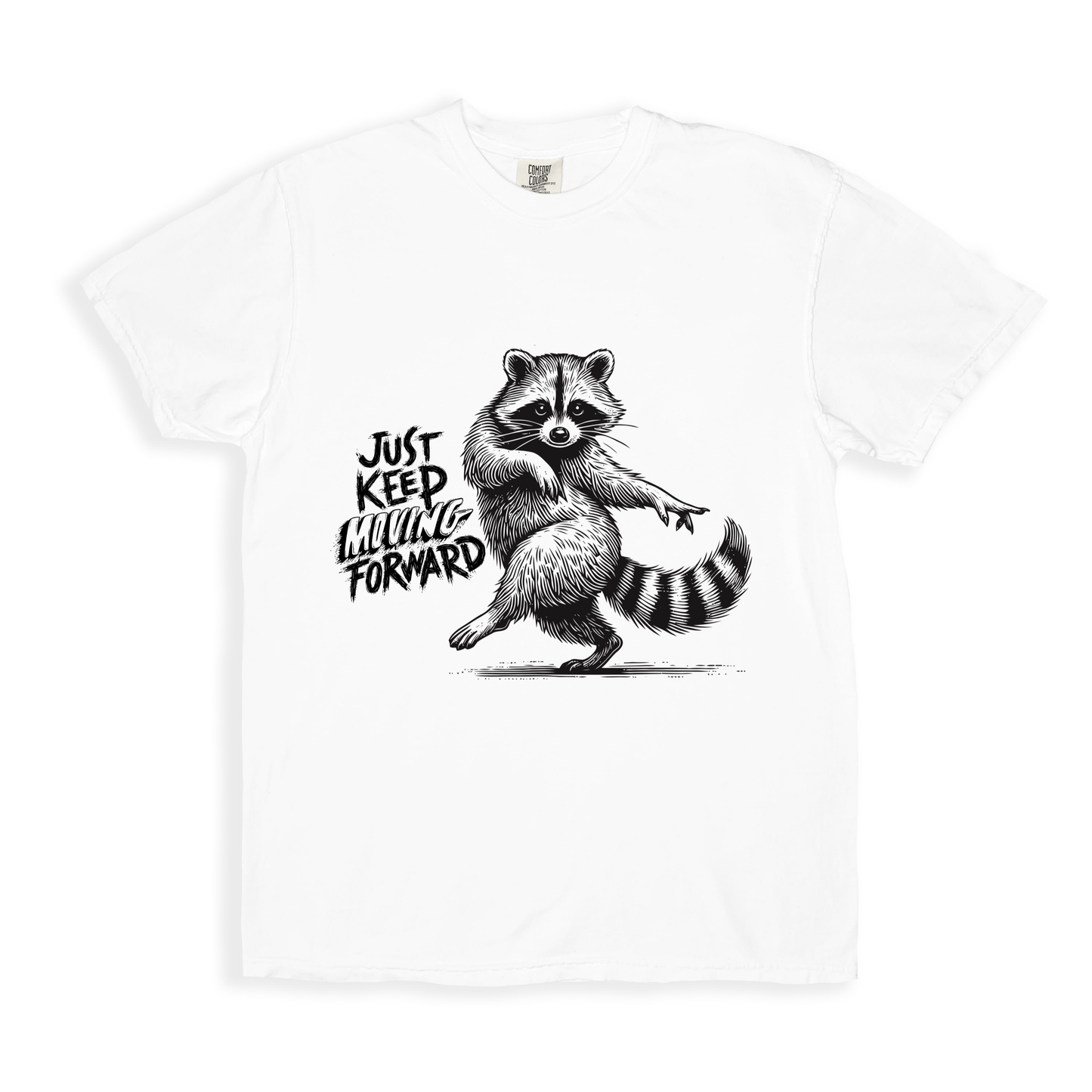 Just Keep Moving Forward T-shirt - White
