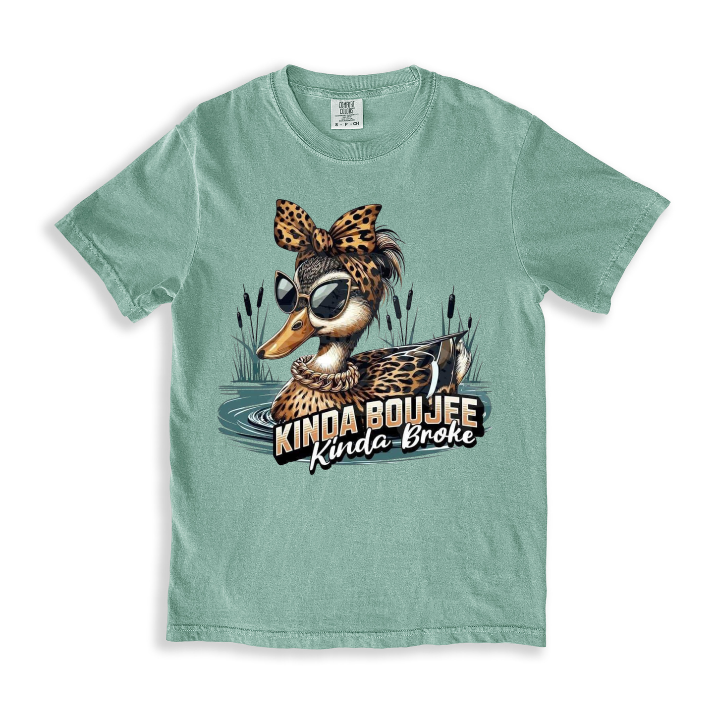 Kinda Boujee Kinda - Broke T-shirt - Bay
