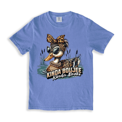 Kinda Boujee Kinda - Broke T-shirt - BlueJean